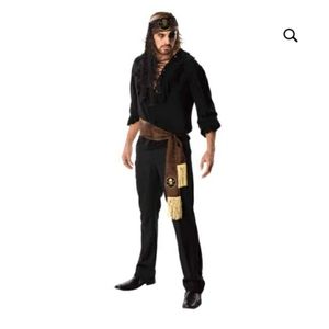 Buccaneer Swashbuckler Costume Mens Medium( 32-34)